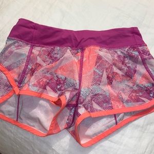 ivivva shorts 2.5” inseam
